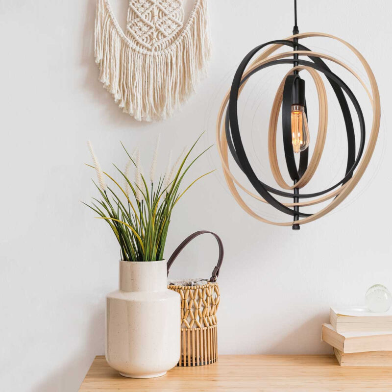 Ronde draaibare hanglamp Muoversi 3491BE Ø45 cm - Afbeelding 3