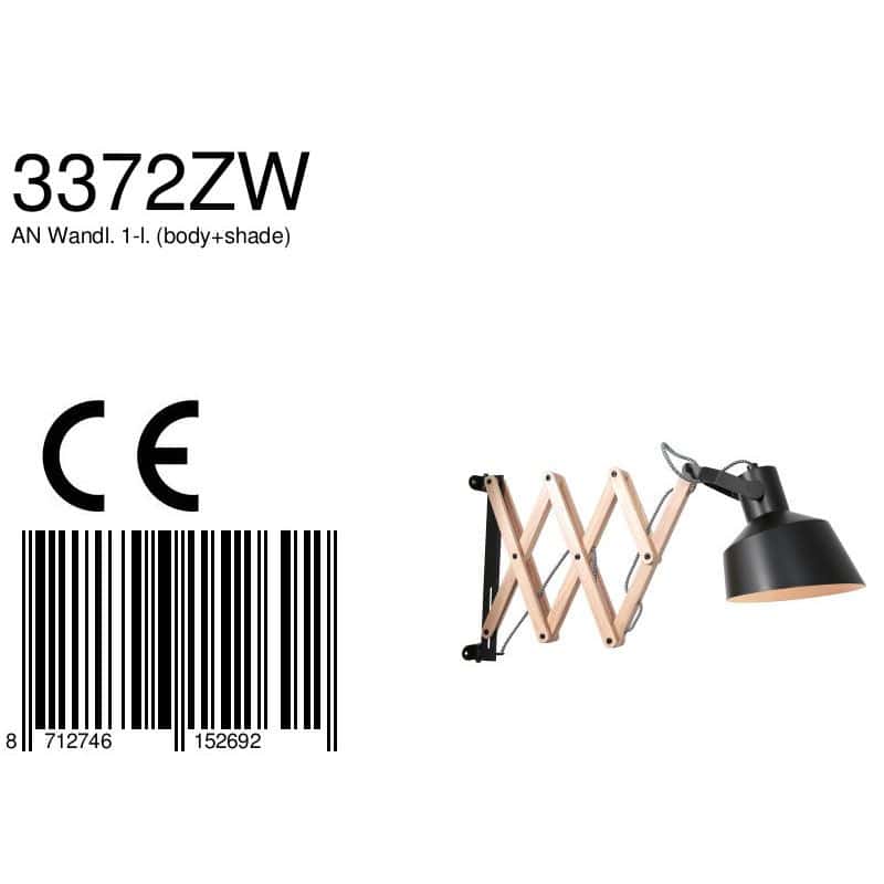 Lámpara de tijera Porter 3372ZW: elegante, funcional y única - Imagen 8