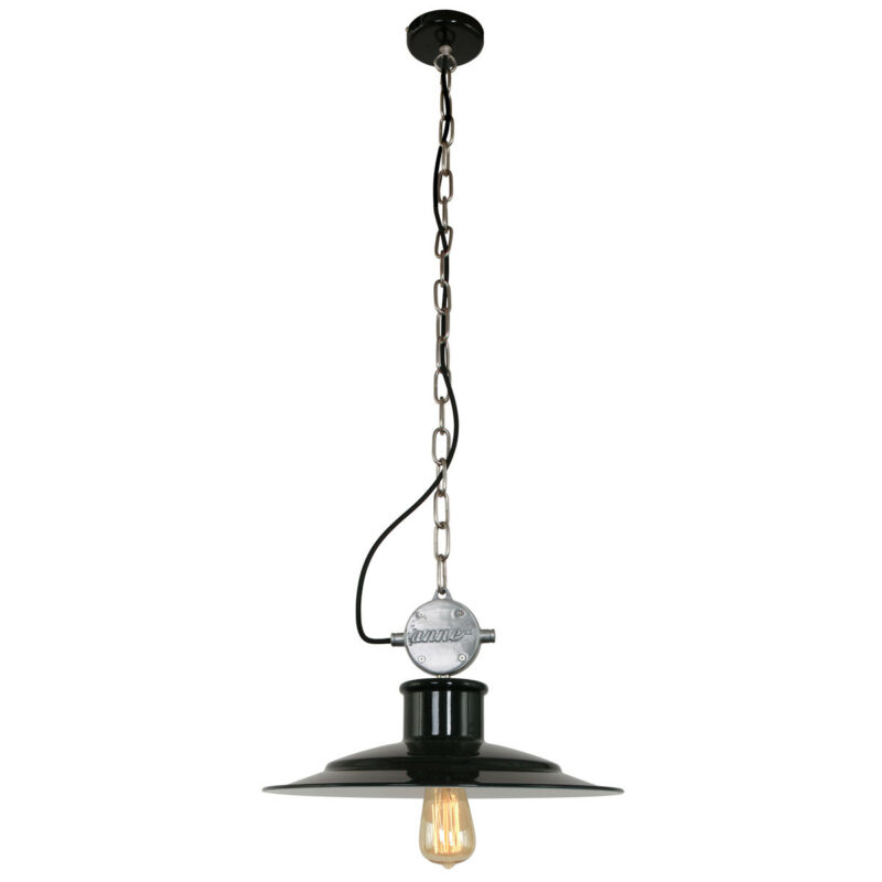 Scheeps hanglamp Millstone 7737ZW Zwart met E27 fitting - Afbeelding 2