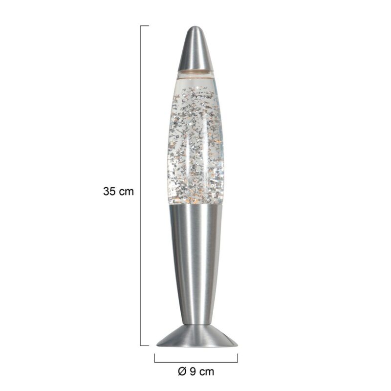 Speelse Glitter Tafellamp Volcan 4187ST – Een Sprankelend Spektakel - Afbeelding 8