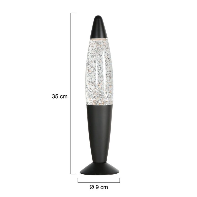 Speelse Glitter Tafellamp Volcan 4187ZW – Een Sprankelend Spektakel - Afbeelding 7