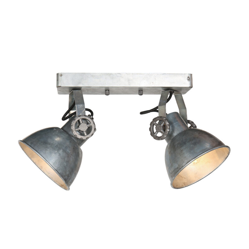 Spot Gearmetal 3673NI 2 lichts met 2x E27 fitting
