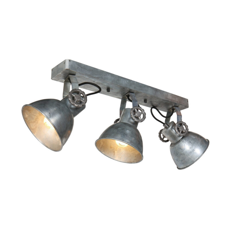 Spot Gearmetal 3674NI 3 lichts E27 fitting - Afbeelding 2