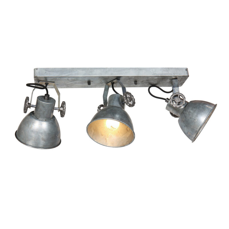 Spot Gearmetal 3674NI 3 lichts E27 fitting - Afbeelding 9