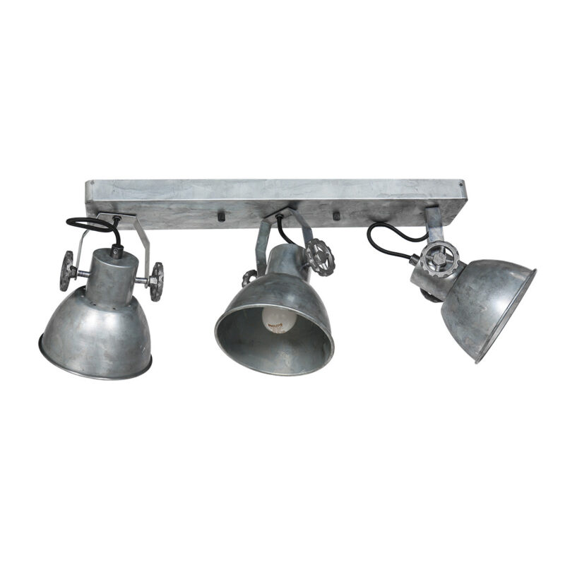 Spot Gearmetal 3674NI 3 lichts E27 fitting - Afbeelding 10