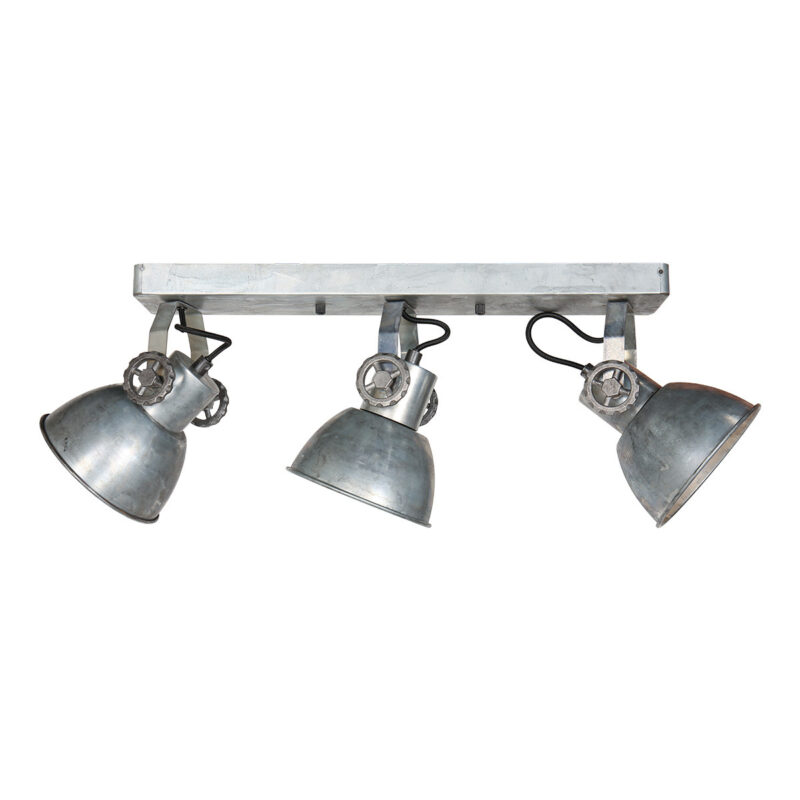 Spot Gearmetal 3674NI 3 lichts E27 fitting
