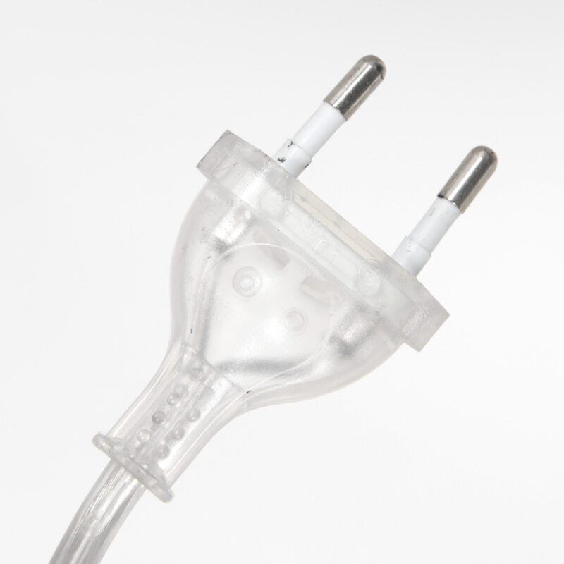 Staalkleurige boog / wandlamp Sparkled Light 8142ST met wit linnen ton kap - Afbeelding 14