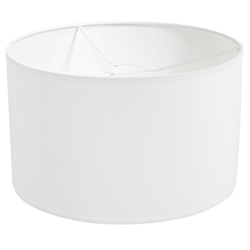 Staalkleurige boog / wandlamp Sparkled Light 8142ST met wit linnen ton kap - Afbeelding 5