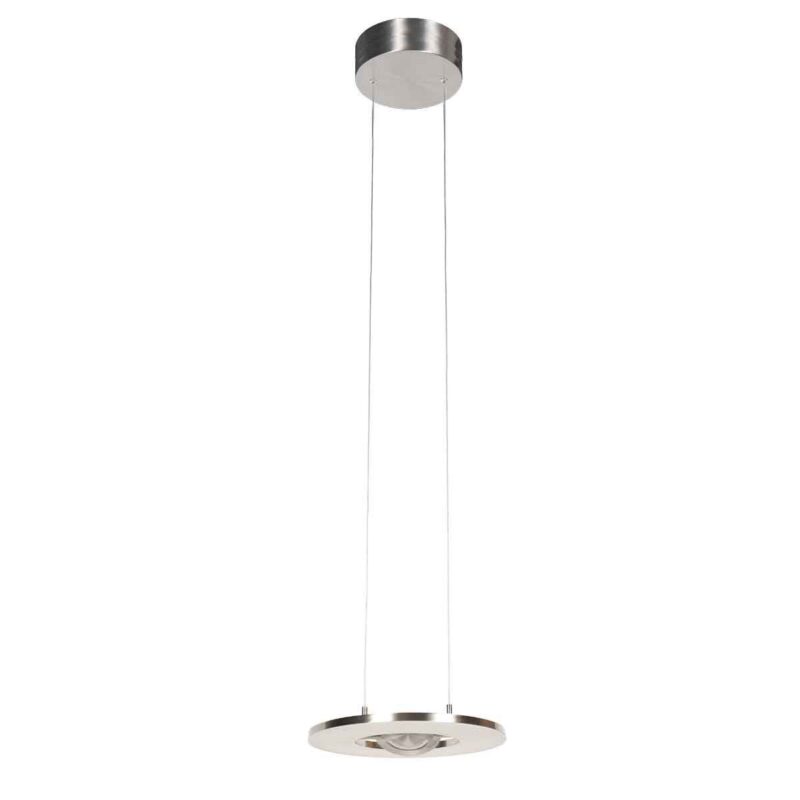 Staalkleurige hanglamp Soleil 4140ST met lift systeem - Afbeelding 10