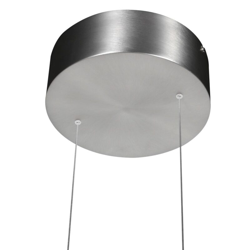 Staalkleurige hanglamp Soleil 4140ST met lift systeem - Afbeelding 13