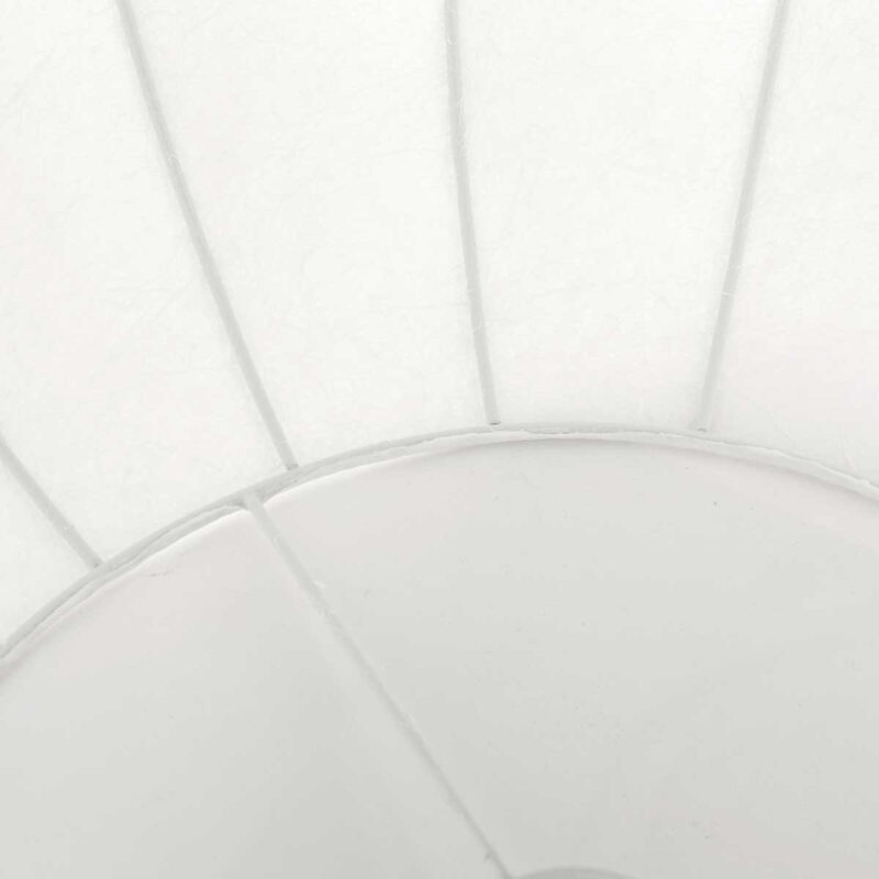 Staalkleurige hanglamp Sparkled Light 3808ST met wit zijden kap van 60cm - Afbeelding 11