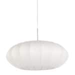 Vloerlamp LICHY met witte papieren lampenkap voor elegante interieurverlichting.