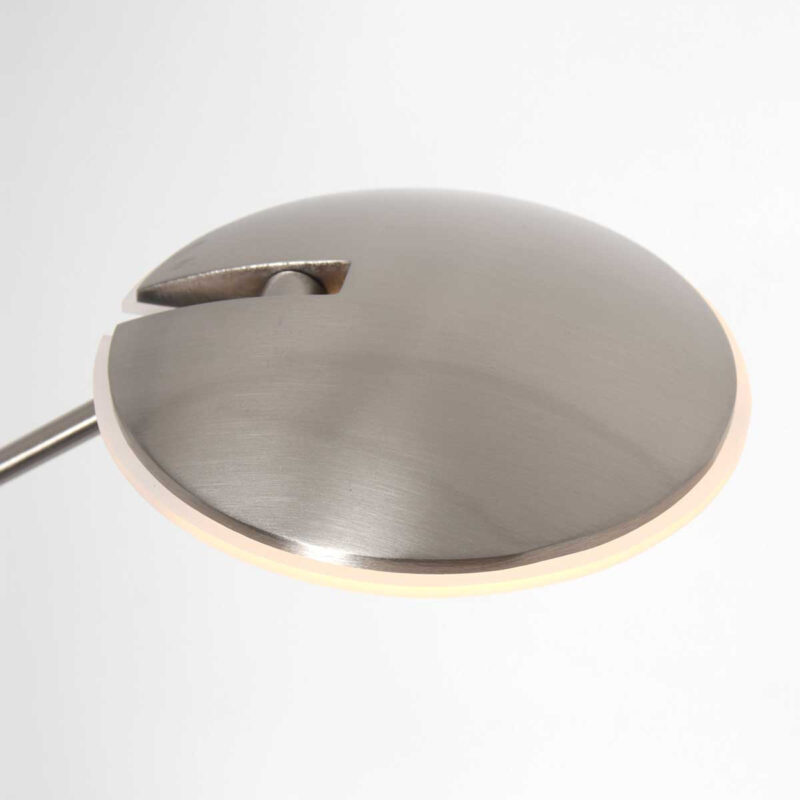 Staalkleurige leeslamp Daphne 3393ST Lichtkleur instelbaar - Afbeelding 4