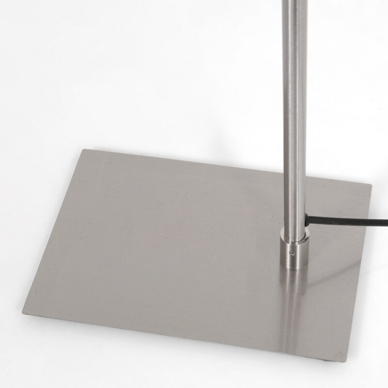 Staalkleurige leeslamp Serpent 3115ST met dimmer en flexsibele arm - Afbeelding 6