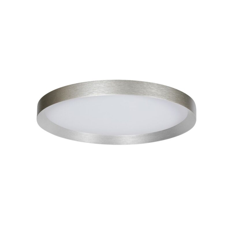 Staalkleurige plafondlamp Flady 3685ST Ø40cm - Afbeelding 2