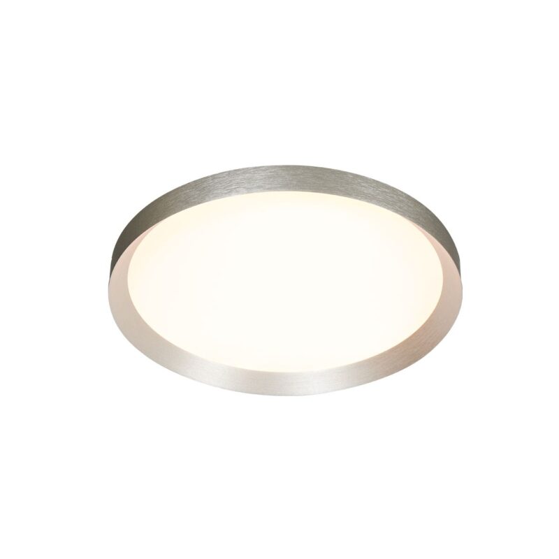 Staalkleurige plafondlamp Flady 3685ST Ø40cm - Afbeelding 7