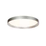 Staalkleurige plafondlamp Flady 3685ST Ø40cm