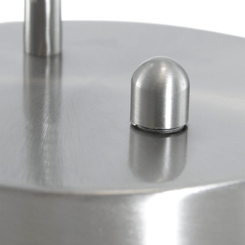 Staalkleurige tafellamp Eloi 1315ST met draai dimmer - Afbeelding 12