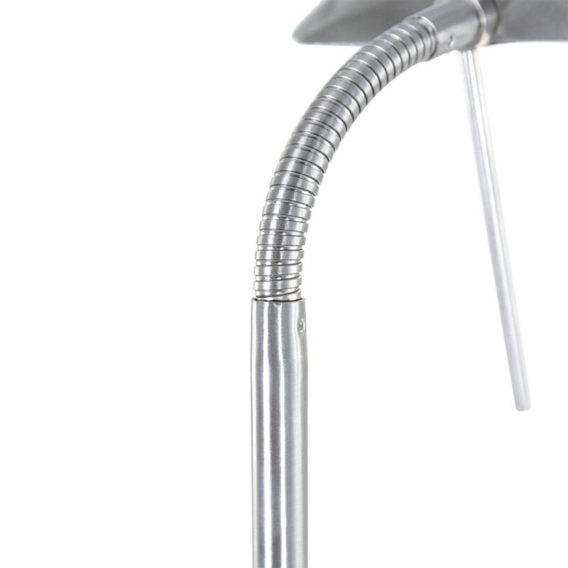 Staalkleurige tafellamp Eloi 1315ST met draai dimmer - Afbeelding 15