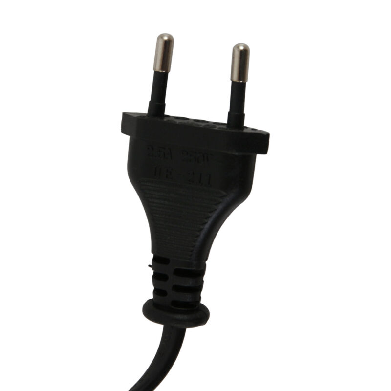 Staalkleurige vloerlamp Bella 5894ST met wit linnen kap - Afbeelding 13