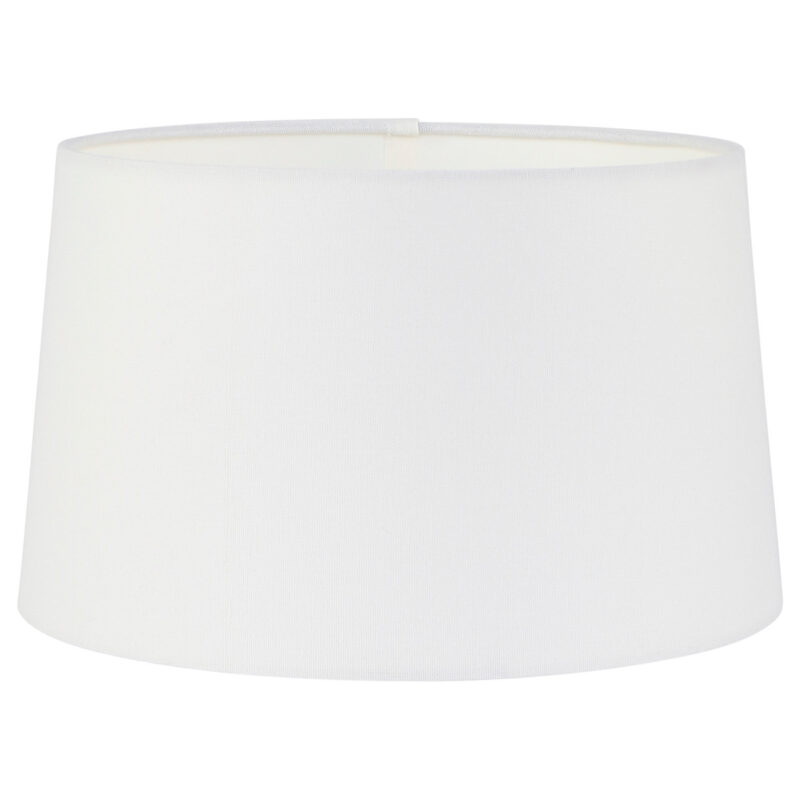Staalkleurige vloerlamp Bella 5894ST met wit linnen kap - Afbeelding 7