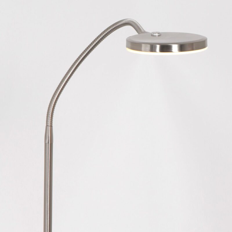 Staalkleurige vloerlamp Platu 3351ST lichtkleur instelbaar - Afbeelding 10