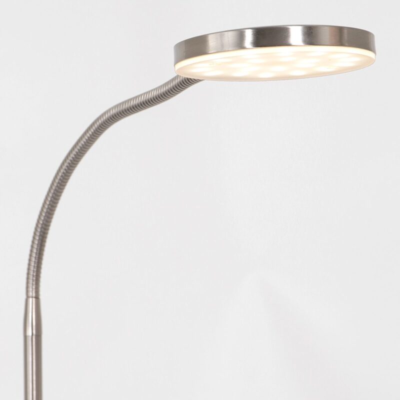Staalkleurige vloerlamp Platu 3351ST lichtkleur instelbaar - Afbeelding 11