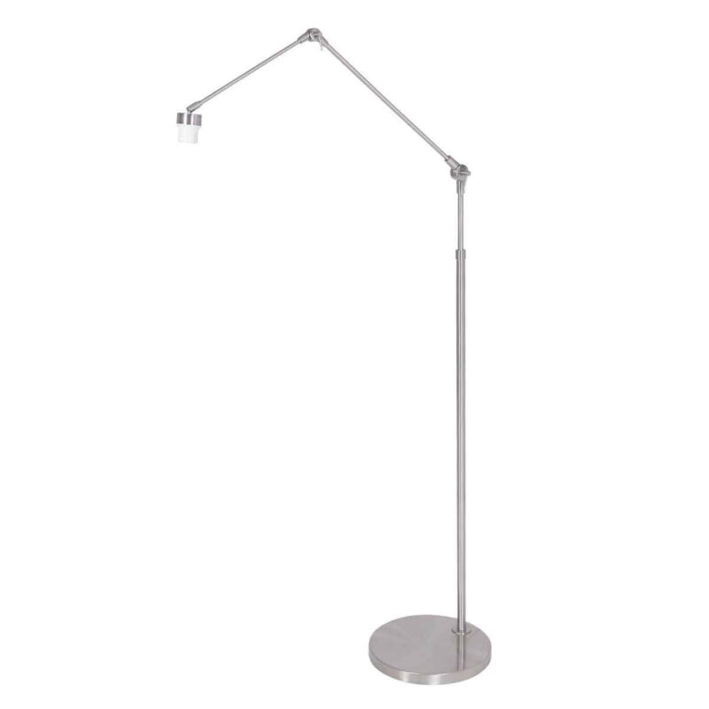 Staalkleurige vloerlamp Prestige Chic 7395ST zonder kap - Afbeelding 2