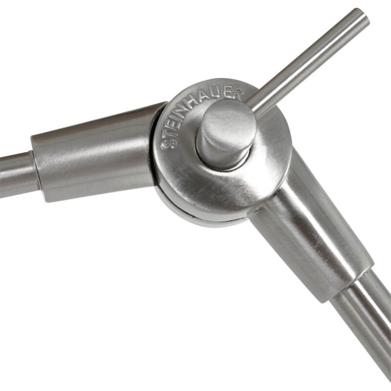 Staalkleurige vloerlamp Prestige Chic 7395ST zonder kap - Afbeelding 14