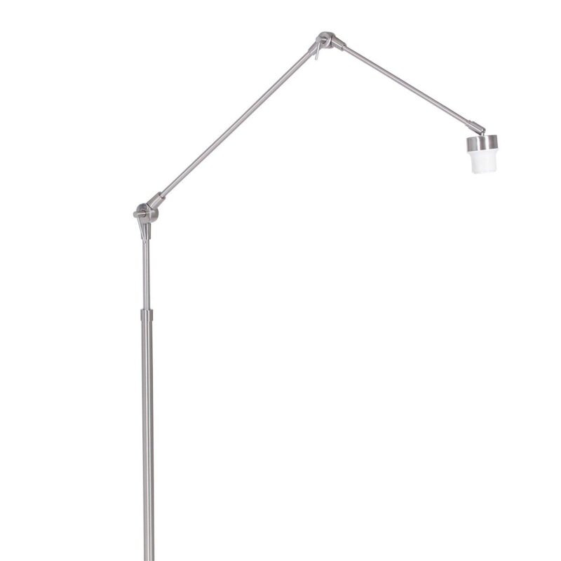 Staalkleurige vloerlamp Prestige Chic 7395ST zonder kap - Afbeelding 15