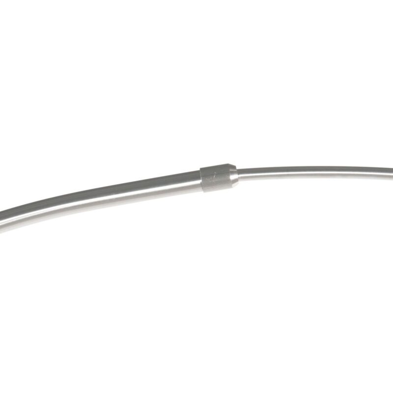 Staalkleurige vloerlamp / booglamp Ringlux 4130ST 4000 Lumen - Afbeelding 9