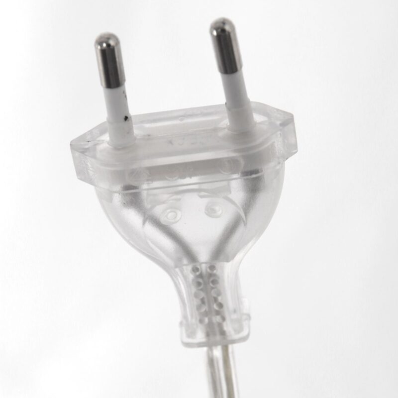 Staalkleurige vloerlamp / booglamp Sparkled Light 3963ST inclusief zwarte kap met goudkleurige binnenkant. - Afbeelding 12