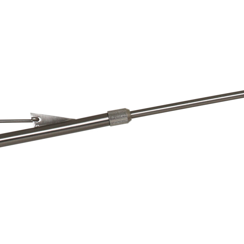 Staalkleurige wandlamp Elegant Classy 9325ST met Sizoflor zwarte kap - Afbeelding 15
