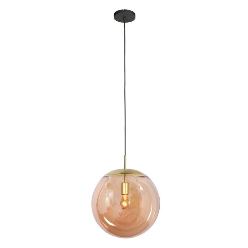 Stijlvolle hanglamp Bollique 4186ME Glazen Bol 40cm - Afbeelding 2
