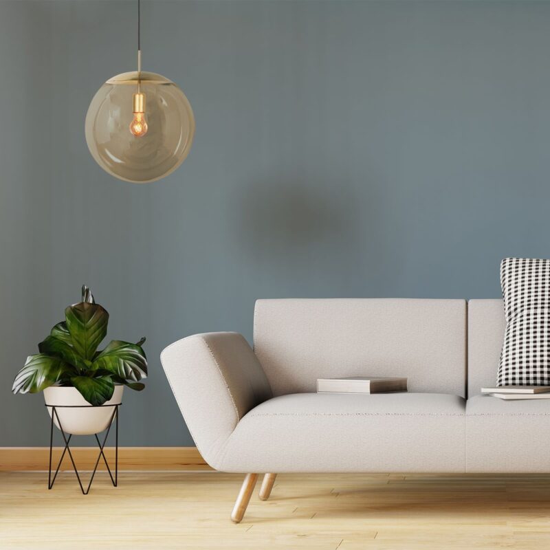 Stijlvolle hanglamp Bollique 4186ME Glazen Bol 40cm - Afbeelding 3