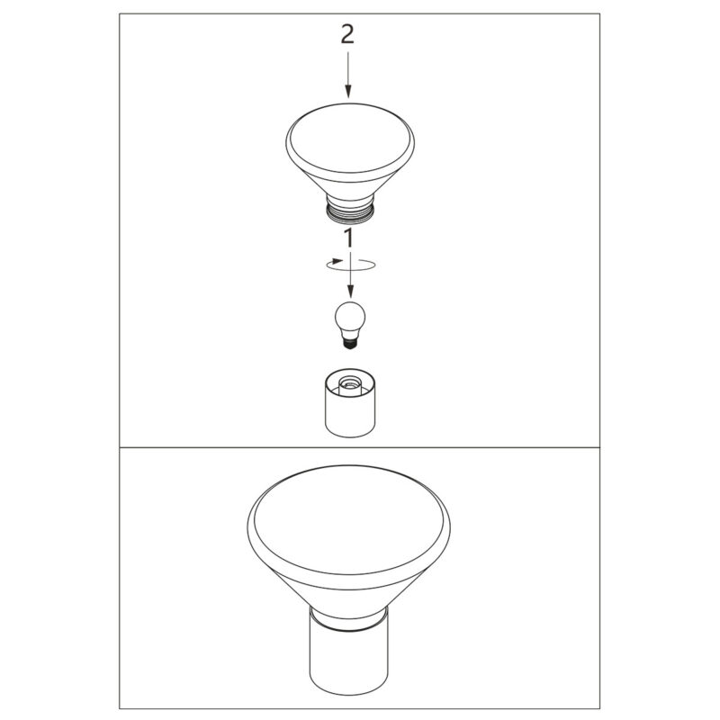 Tafellamp Ambiance 3401ZW Zwart - Afbeelding 9