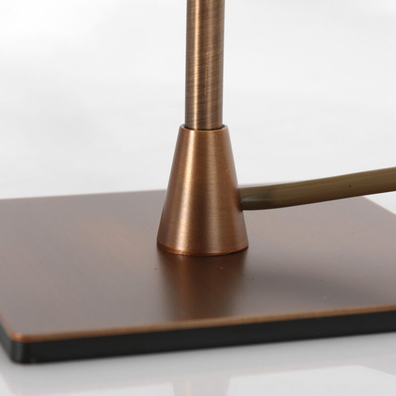 Tafellamp Ancilla 3100BR Brons E14 fitting Touch on/off - Afbeelding 4