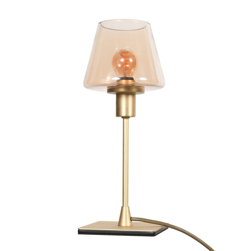 Tafellamp Ancilla 3102ME Messing E14 fitting Touch on/off - Afbeelding 2