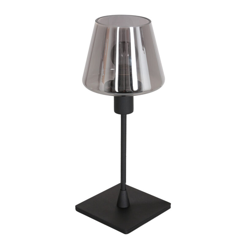 Tafellamp Ancilla 3102ZW Zwart E14 fitting Touch on/off - Afbeelding 2