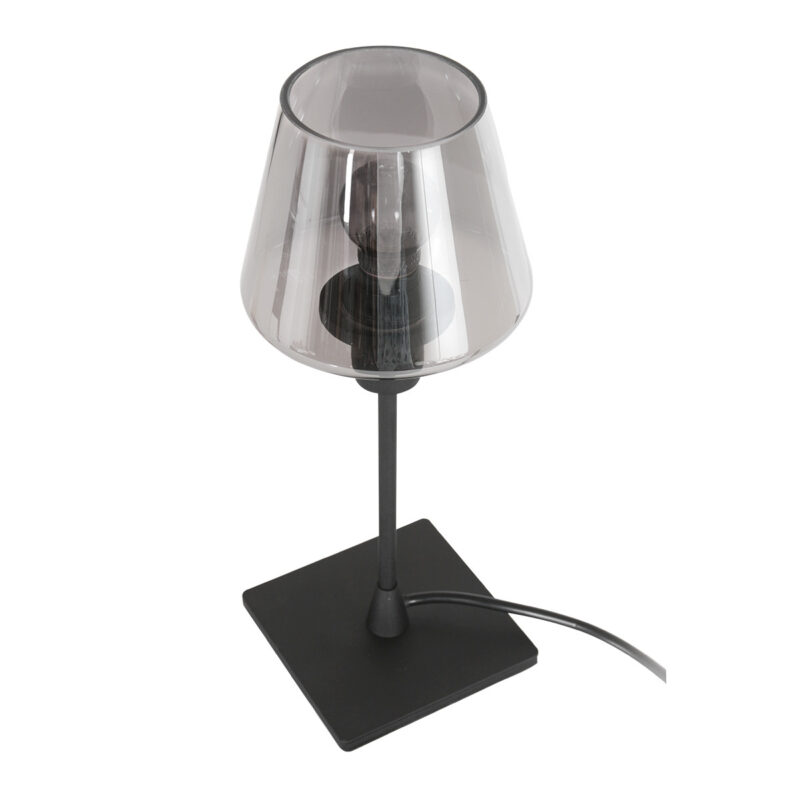 Tafellamp Ancilla 3102ZW Zwart E14 fitting Touch on/off - Afbeelding 9