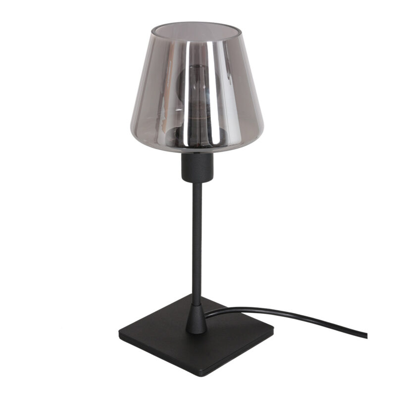 Tafellamp Ancilla 3102ZW Zwart E14 fitting Touch on/off - Afbeelding 10