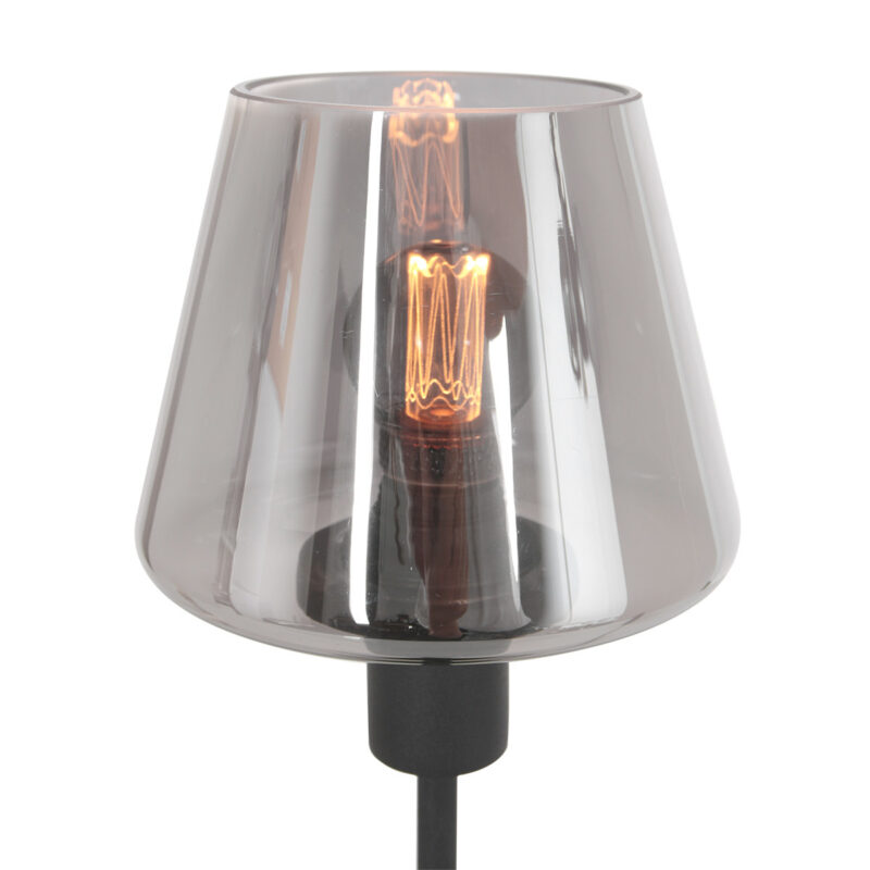 Tafellamp Ancilla 3102ZW Zwart E14 fitting Touch on/off - Afbeelding 4