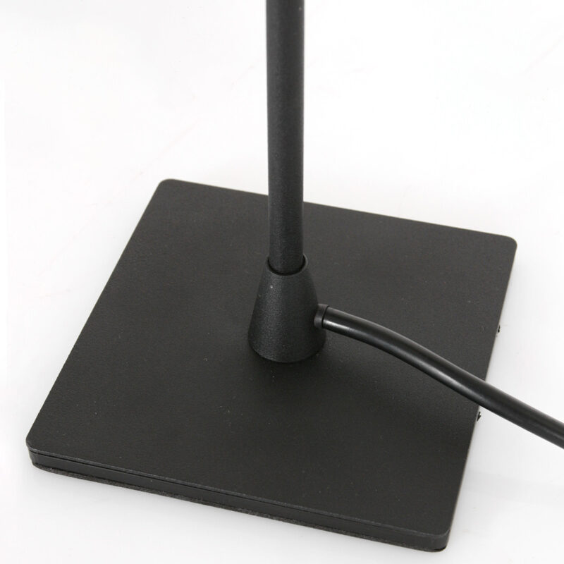 Tafellamp Ancilla 3102ZW Zwart E14 fitting Touch on/off - Afbeelding 5