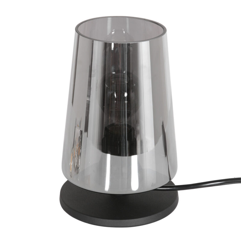 Tafellamp Ancilla 3103ZW Zwart E27 fitting Touch on/off - Afbeelding 12
