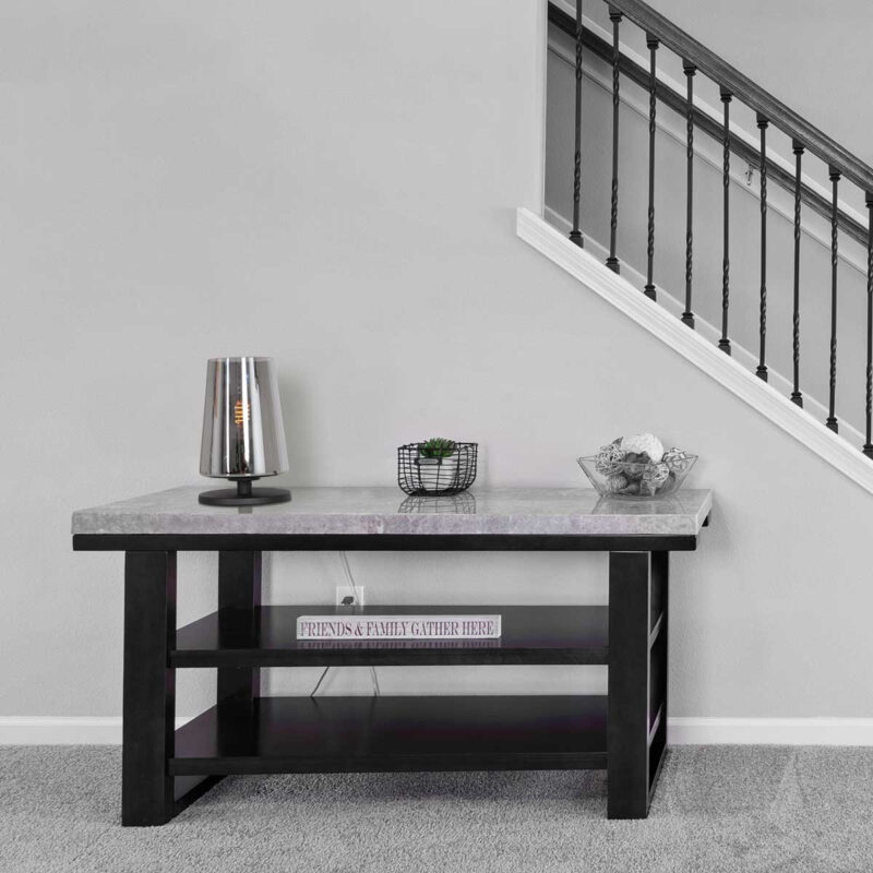 Tafellamp Ancilla 3103ZW Zwart E27 fitting Touch on/off - Afbeelding 3