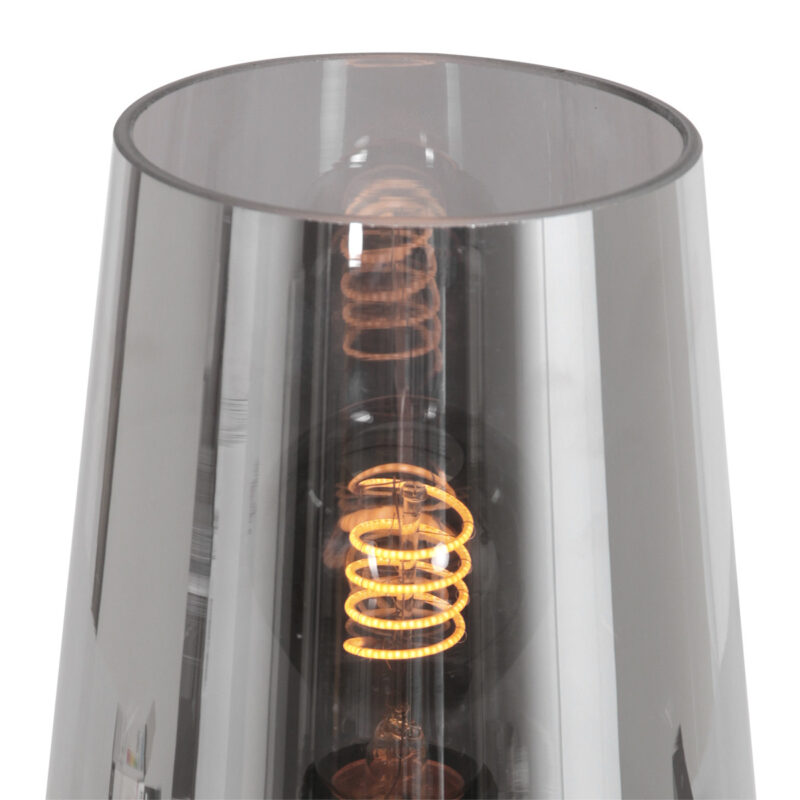 Tafellamp Ancilla 3103ZW Zwart E27 fitting Touch on/off - Afbeelding 6