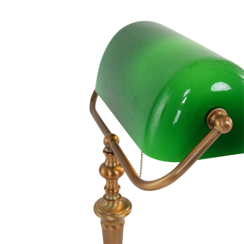 Tafellamp Ancilla 6185BR Brons E27 fitting met trekschakelaar - Afbeelding 5