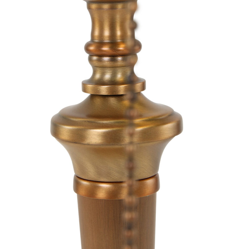 Tafellamp Ancilla 6185BR Brons E27 fitting met trekschakelaar - Afbeelding 6