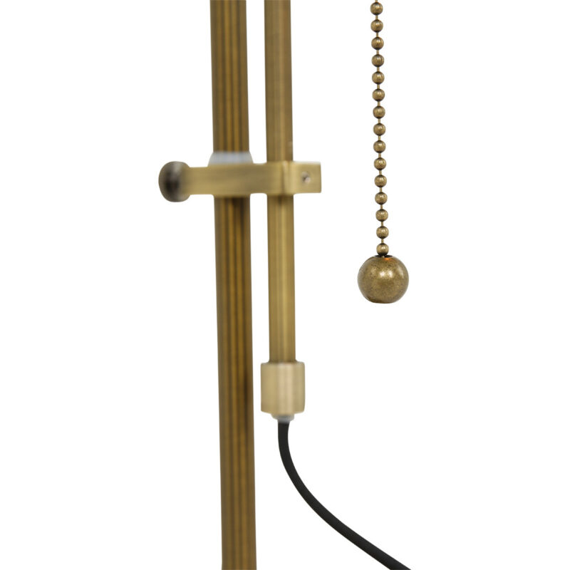 Tafellamp Ancilla 7961BR Brons E27 fitting met trekschakelaar - Afbeelding 6