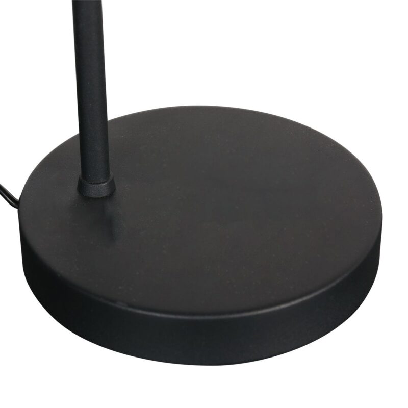 Tafellamp Bambus 3669ZW Zwart 1 lichts met houten kapje - Afbeelding 12